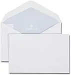 Valged &uuml;mbrikud 90x140 mm, 100 g/m&sup2;, kleepuv, 50 tk