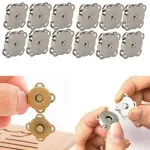 Magnetilised metallist n&otilde;elad &otilde;mblemiseks, h&otilde;bedased, 14 mm, komplekt 12 tk