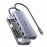 USB-C jagaja Unitek 10 Gbps, M.2 ketaste korpus, HDMI