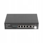 V&otilde;rgul&uuml;liti Lanberg RSFE-4P-2FE-60, 4x PoE+ FE, 2x FE, 10/19" rackile, 60 W
