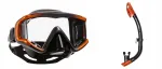 Mask Scubapro Crystal Vu ja snorkel Spectra Dry oranžid