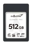 Exascend Element Pro Cfexpress 4.0 A 512GB m&auml;lukaart