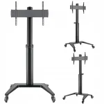 Reguleeritav ratastel k&auml;ru monitorile ja kontoritelevisioonile, 37"-70", 70 kg