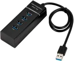 USB 3.0 hub, 4 pesa, LED-valgustusega