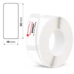 Isekleepuvad termilised etiketid Niimbot D11_H printerile, 14x30 mm