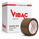 VIBAC pruuni loodusliku kummiga kleepuv pakenditeip, 48 mm x 66 m, 12 tk