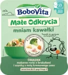 L&otilde;unas&ouml;&ouml;k lastele alates 15 kuust, makaronid k&ouml;&ouml;giviljade ja kalkunilihaga, Bobovita, 200 g