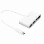 USB-C jagaja 3 USB pistikuga ja gigabit Etherneti adapteriga, sobib MacBookile