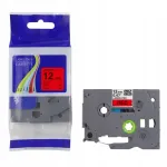 Iseliimuv Brother P-Touch TZe-431 riba, 12 mm, punane, 8 m, must tekst