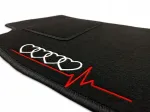 Auto matid Audi A3 8L (1996&ndash;2003), velvetist, tikitud logoga