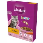 Kassitoit WHISKAS Junior kanaga, 6 x 300 g