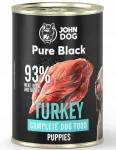 Koerakonservid John Dog Pure Black Puppy kalkunilihaga, 400 g