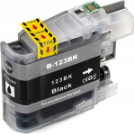 Brother LC123/LC123XL must tint, sobib J132W, DCP-J152W, DCP-J552DW, DCP-J752DW printeritele