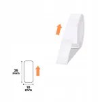 NIIMBOT kleepsud, valged, 10x25 mm, 240 tk, sobivad D110/D110_M, D11/D11_H mudelitele