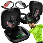 Juhtmevabad Bluetooth 5.1 spordik&otilde;rvaklapid mikrofoniga ja powerbankiga