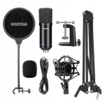 Mikrofoni komplekt MKIT-700PROv2 USB, pop-filter ja statiiviga streamerile
