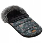 Laste soojendav magamiskott vankrile, kelkudele, 5in1, karvaga, veekindel, 85 cm