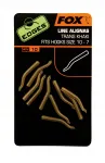 Karpi konksude kummid Fox Edges Line Aligners, l&auml;bipaistvad, sobivad suurustele 7&ndash;10, 10 tk.