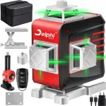 Laser nivelleerija 360&deg; isetasanduv 16 joont 4D roheline
