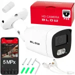 V&auml;lis-IP-kaamera 5MPx PoE, 25 m IR, 2.8 mm, heli, IP67, metallist, ONVIF