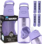 Veepudel filtriga Dafi Solid FitMania 0,5 l lavendliv&auml;rviga, 4 filtriga