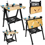 Kokkupandav t&ouml;&ouml;laud HOGERT 700 x 650 x 915 mm HT7G540