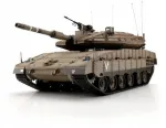 RC tank HENG LONG IDF Merkava IR juhitav, ASG kahuriga, helide, suitsu ja metallosadega