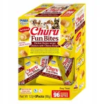 Koerte maiused Inaba Dog Churu Fun Bites kanas ja juustuga, 8 x 12 g