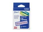 Iseteipuv lint Brother TZE-MQF31, 12 mm x 4 m, lilla musta tekstiga