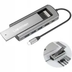USB-C hub Anker A8385, 6 porti, 4K pilt, MacBook, 100W