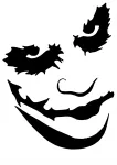 Kleebis &bdquo;JOKER&ldquo;, taustata, 15 x 11,4 cm, autole, s&uuml;learvutile, kiivrile, klaasile