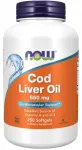 NOW Foods tursamaksa&otilde;li 650mg vitamiin D3-ga, 250 kapslit