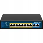 V&otilde;rgul&uuml;liti 8x PoE (100 Mb/s), 2x uplink (1 Gb/s)