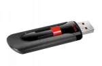 USB m&auml;lupulk SanDisk Cruzer Glide 256 GB, must, USB 2.0