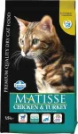 FARMINA Matisse kuivtoit kassidele kanaliha ja kalkunilihaga, 1,5 kg