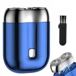 Mini habeme- ja kehaharja trimmer IPX7, USB, sinine