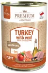 Koerakonservid Pokusa Premium Selection kalkuni- ja vasikaliha, 400 g
