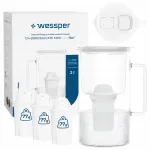 Vee filter Wessper D4 BOROSILICATE MINI 2 l nelja filtriga