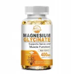 Magneesiumgl&uuml;kinaadi kapslid 400 mg une ja lihaste jaoks