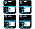 HP 711 tindikassetid must ja v&auml;rvilised, 4 tk, sobivad T120, T520