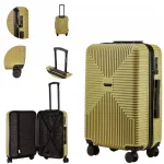 Keskmise suurusega 24" reisikohver WINGS EKO, 63 l, TSA lukuga, 360&deg; rattad, kerge