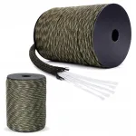 Nailonist paracord n&ouml;&ouml;r, 50 m, 4 mm, elluj&auml;&auml;miseks