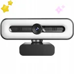 USB videokaamera mikrofoniga ja privaatsuskorgiga, 1080P, universaalne arvutile