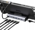 Dokijaam JSAUX 5-in-1 Steam Deck, HDMI 4K, Ethernet