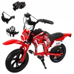 Laste elektriline mootorratas JKING C6, 200W, 16 km/h, 25.2V, 2600mAh, LED