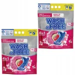 Pesukapslid WASH&FREE UNIVERSAL 4in1 Orhidee, 2 x 75 tk
