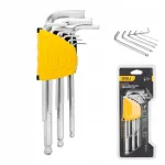 9-osaline v&otilde;tmekomplekt Deli Tools kuulotsaga, kroomitud teras