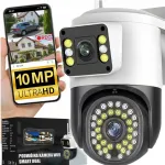 V&auml;ljas WiFi kaamera p&ouml;&ouml;rleva peas, 10MP, 4K UHD, optiline suum, liikumise j&auml;lgimine