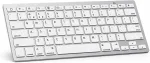 Omoton KB066 juhtmevaba klaviatuur, valge, QWERTZ