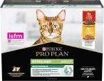 PURINA PRO PLAN niiske toit steriliseeritud kassidele veise- ja kanalihaga, 10 x 85 g